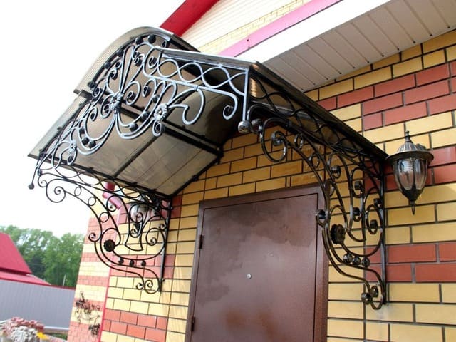 кованые и сварные козырьки Красногорск